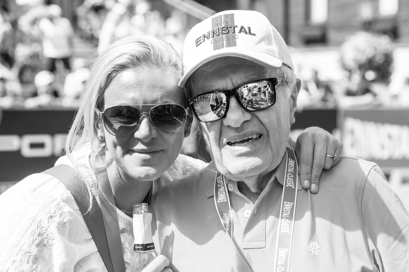 Helmut Zwickl mit seiner Tochter Jenny