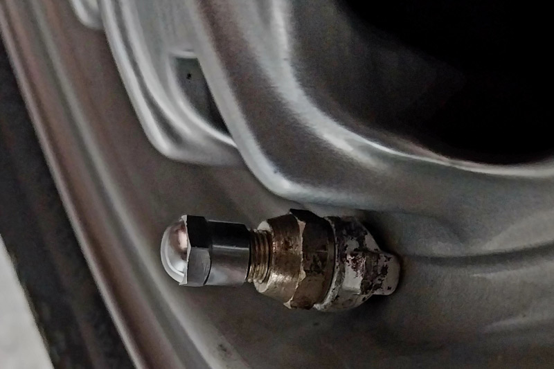 Das fragliche Metallventil (© Wolfram Hamann)