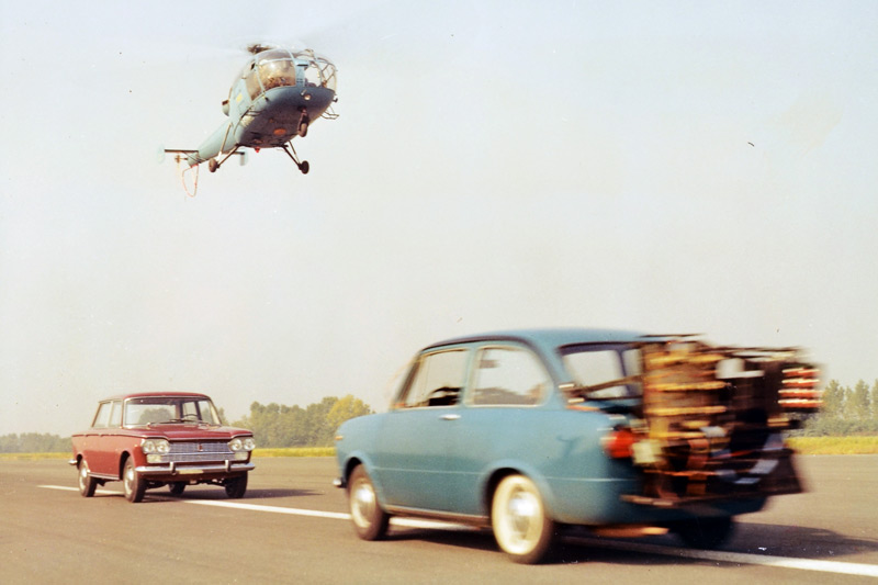 Artikelbild Hochgeschwindigkeits-Crashtest vor fast 60 Jahren