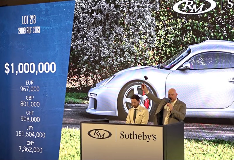 Eindruck von der RM Sotheby's Miami Versteigerung 2025