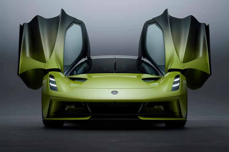 Vorderansicht des Lotus Evija von 2025 (© Lotus)