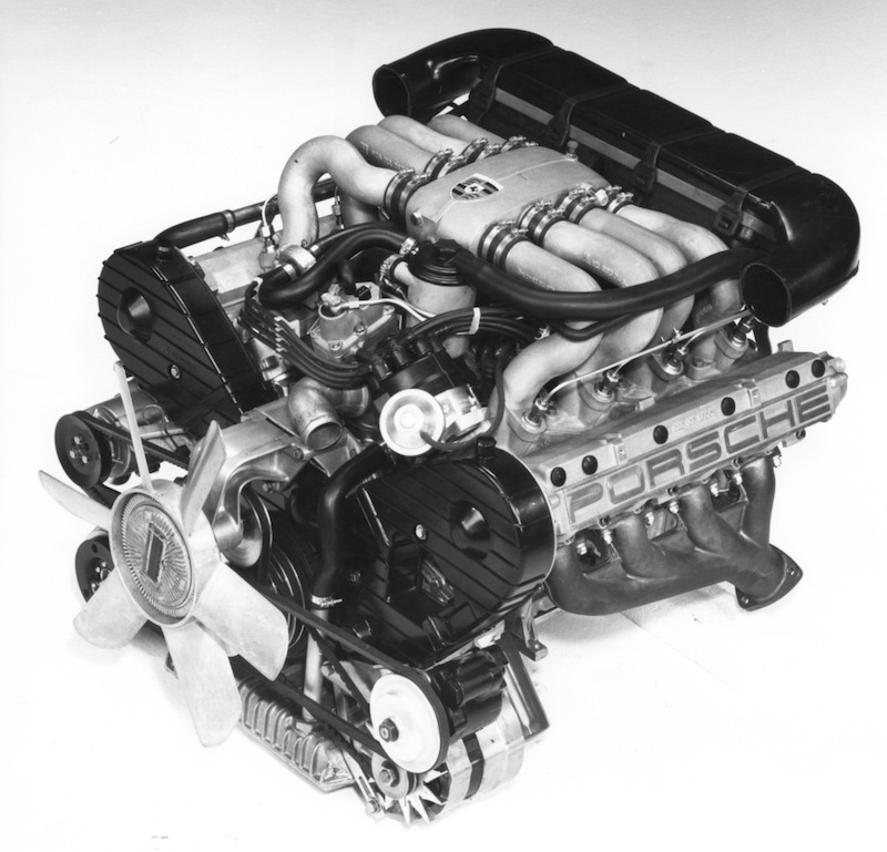 Motor des Porsche 928