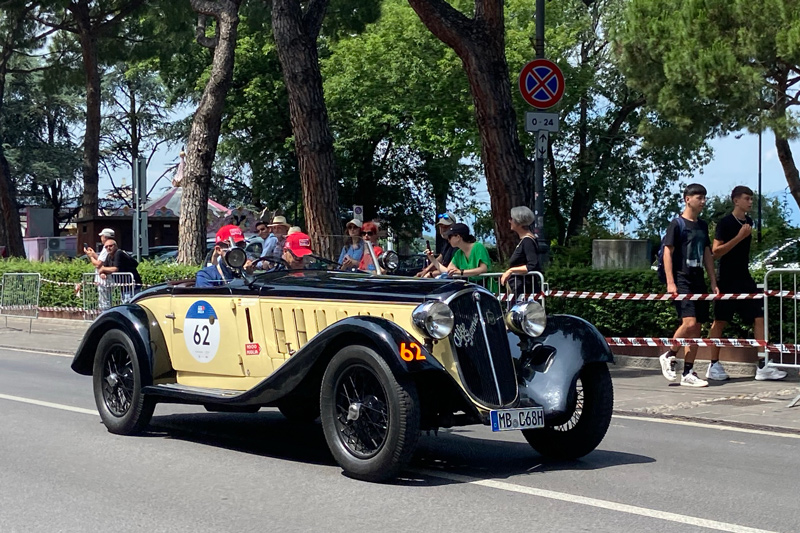 Vorkriegs-Alfa Romeo an der 1000 Miglia 2025 (© Emanuel Zifreund)