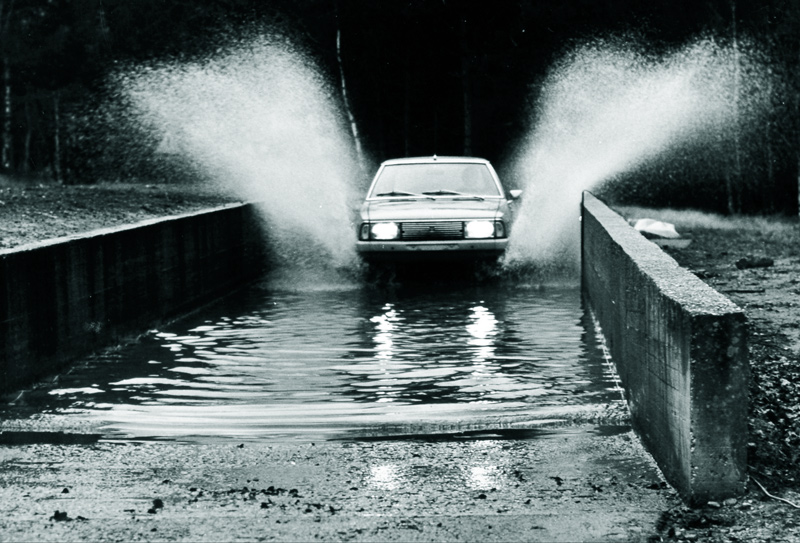 Fahrversuche des Simca 1307/1308 im Jahr 1975