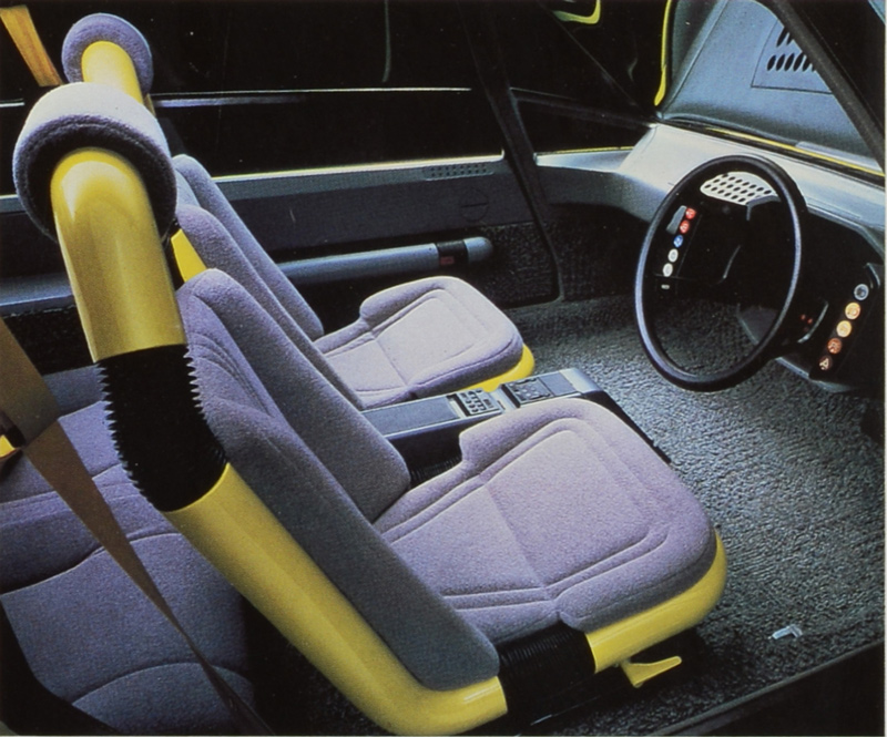 Interieur des Toyota FCX 80 von 1979