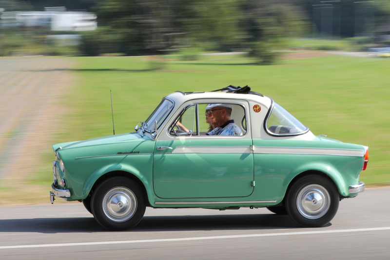 NSU/Fiat Weinsberg Coupé von 196o an der Lägern Classic 2024 (© Bruno von Rotz)