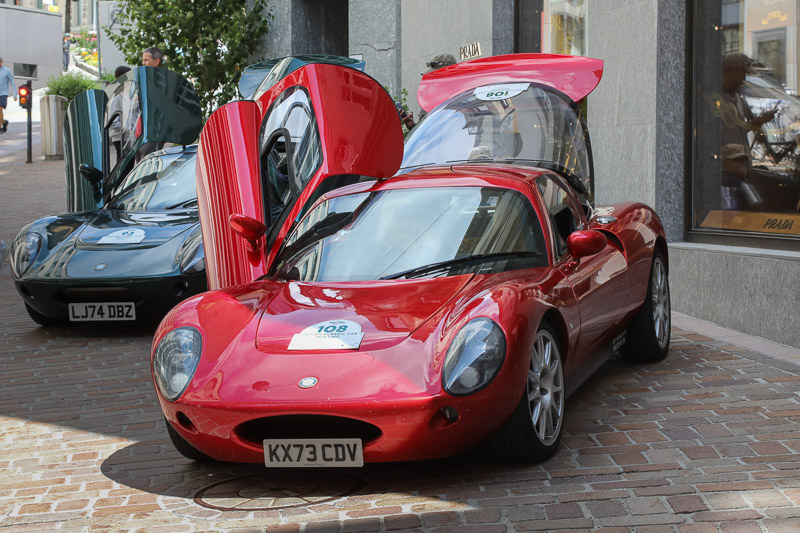 Wells Vertige von 2023 und 2024 - die ersten beiden Autos am BCCM 2025 (© Bruno von Rotz)