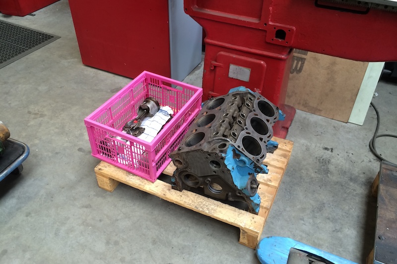 Zerlegter Motor