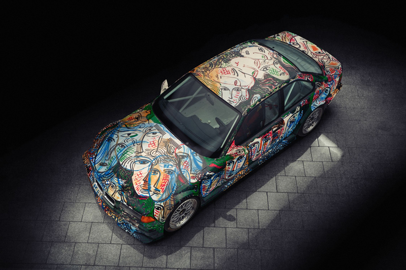 Von Sandro Chia bemaltes Art Car BMW M3 GTR von 1992 (© BMW AG)