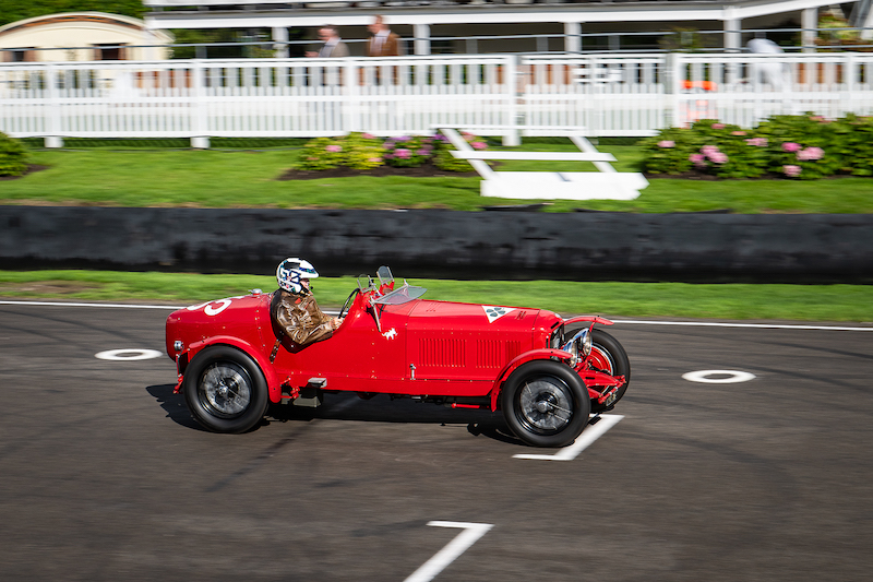 Vorkriegs-Rennwagen als Teil der Alfa-Romeo Parade am Goodwood Revival 2025 (© Stuart Adams)