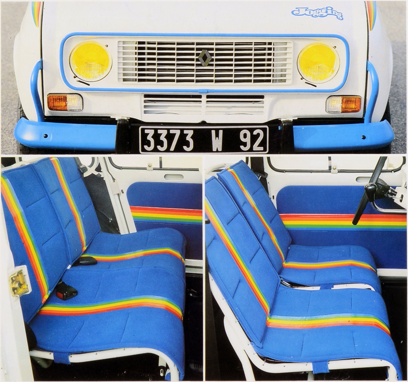 Interieur des Renault 4 Jogging von 1981