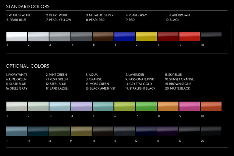 Lexus LFA (2011) – alle verfügbaren Lackfarben