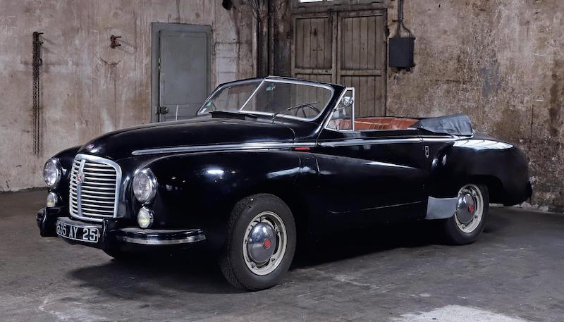 Hotchkiss Grégoire Cabriolet Chapron von 1953 (© Aguttes)