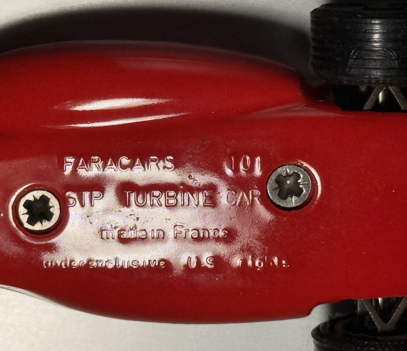 Faracars-Modell STP Paxton-Indy-Turbinenrennwagen (© Gerhard Schütz)