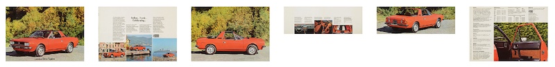Neuzugang bei den Oldtimerprospekten auf Zwischengas: Lancia Beta Spider von 1976