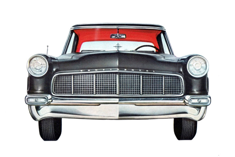 Continental Mark II (1956) – Frontansicht mit vierzackigem Stern als Kühlerfigur