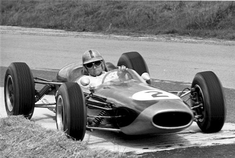 Jack Brabham auf Brabham im Jahr 1964
