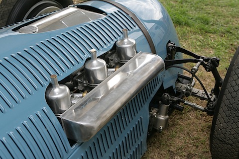 Maybach Mark 1 - Monoposto 1948 - Blick auf die SU-Vergaser (© Daniel Reinhard)