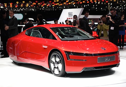 Volkswagen XL1 am Genfer Salon 2013