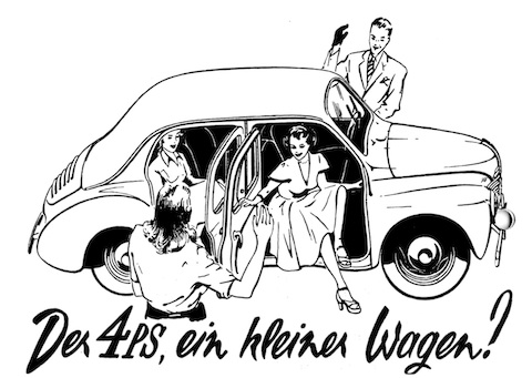 Renault-Werbung im Programmheft von 1951