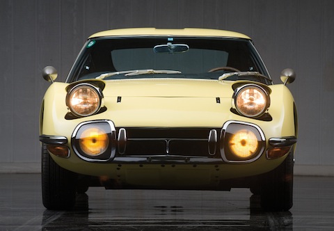 Frontansicht Toyota 2000 GT 1967 (© Darin Schnabel - Courtesy RM Auctions)