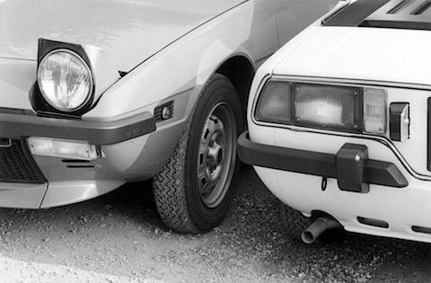 Front- und Heckdetails am Fiat X 1/9 im Februar 1973 (© zwischengas.com)