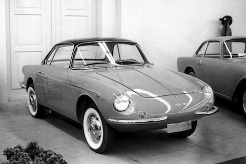 Unbekannte Sonderkarosserie am Genfer Automobilsalon von 1959