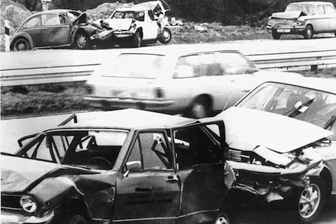 Autobahnunfall aus dem Jahr 1979