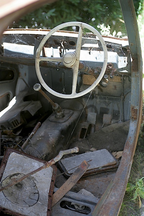 Abgestelltes Auto in Italien - Interieur