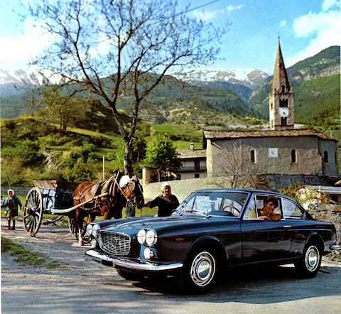 Lancia Flavia Coupé im Verkaufsprospekt von 1967