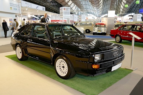 Audi Sport Quattro von 1983 ausgestellt auf der IAA 2013 (© Patrik Cominboeuf / Automobil Revue)