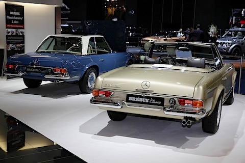 Mercedes Benz 280 SL Pagoden auf dem Stand von Brabus auf der IAA 2013 (© Patrik Cominboeuf / Automobil Revue)