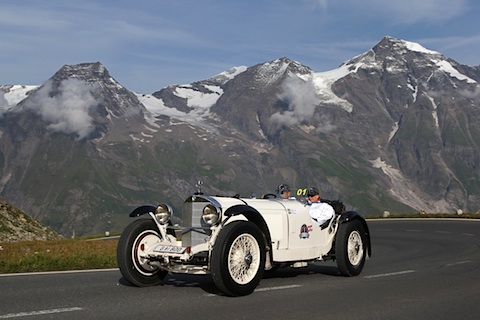 Mercedes-Benz SSK 720 von 1929 an der Saalbach Classic 2013 (© Daniel Reinhard)