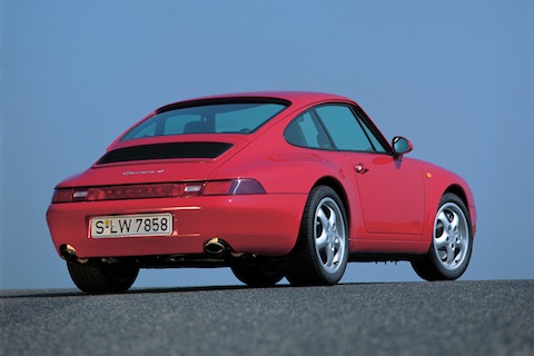 Heckansicht des Porsche 993 (1995) - © Porsche AG