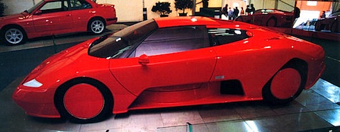 Mock-Up des Maserati Chubasco von 1990 (© Maserati)