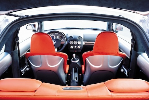 Interrieur des Konzeptfahrzeugs VW New Beetle RSI 2009 in Detroit (© Volkswagen Presse)