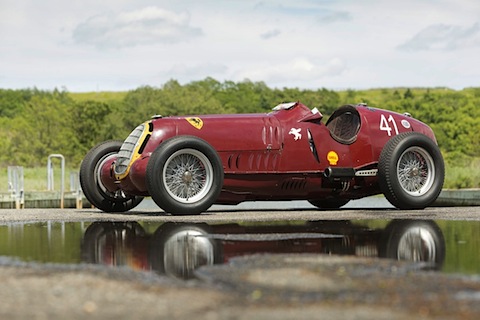 Alfa Romeo Tipo C 8C-35 (1935) - der Ex-Nuvolari-Rennwagen wird von Bonhams in Goodwood versteigert (© Bonhams - Pawel Litwinski)