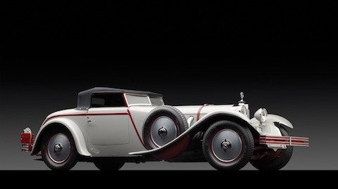 Mercedes-Benz 680S Torpedo Roadster by Carrosserie J. Saoutchik (1928) - versteigert als Lot 216 durch RM Auction am 17. August 2013 in Monterey (© Michael Furman - Courtesy RM Auctions)