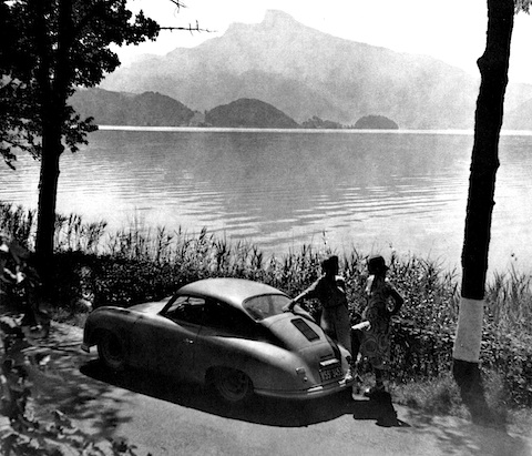 Porsche 356 im Prospekt von 1955