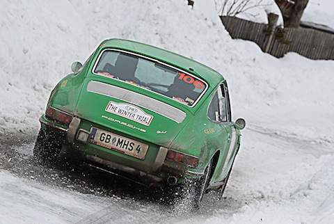 Aflenzer - Porsche 911 auf der Wertungsprüfung Rettenegg