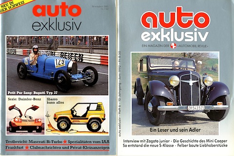 Artikelbild Das Magazin Auto Exklusiv - eine Schweizer Erfindung