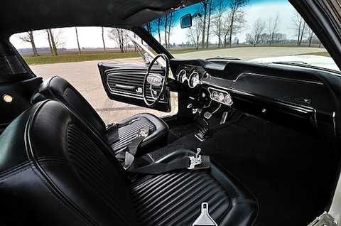 Interieur des Ford Mustang Tasca von 1968