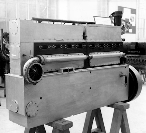 Motor des Bugatti Typ 41 Royale