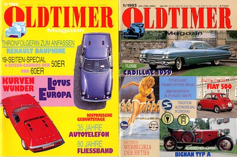 Oldtimer Magazin Nr 1 und 3 des Jahres 1993