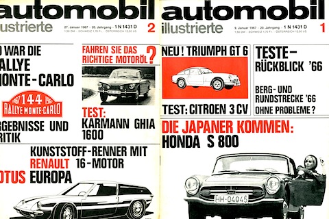 Artikelbild Vergessene Auto-Zeitschriften - Automobil Illustrierte