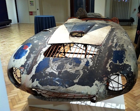 Auf Gerippe aufgesetzte Karosserie des Ferrari 375 Plus von 1954 bei Bonhams