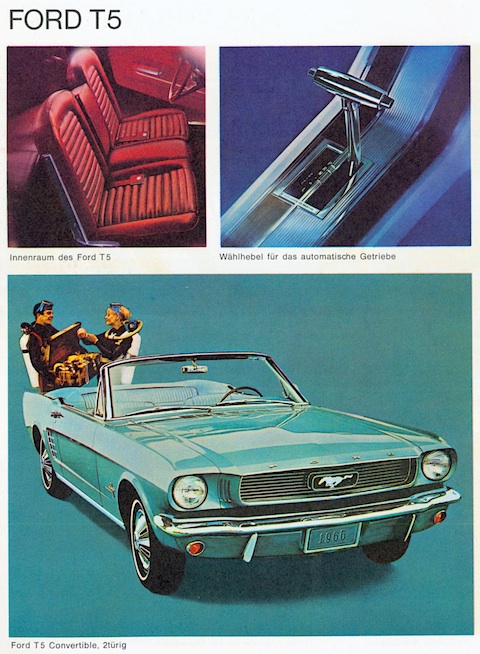 Ford T5 im deutschsprachigen Verkaufsprospekt