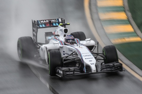Williams FW36 bei einem Regen-Training zum GP Australien (© Daniel Reinhard)