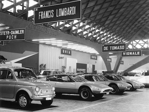 Lombardi NSU 1200 SS am Turiner Autosalon 1970