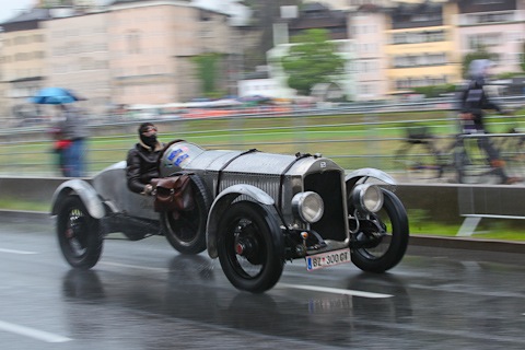 Buick Vorkriegsrenner am Stadt-Grand-Prix zum Gaisbergrennen 2014 (© Bruno von Rotz)